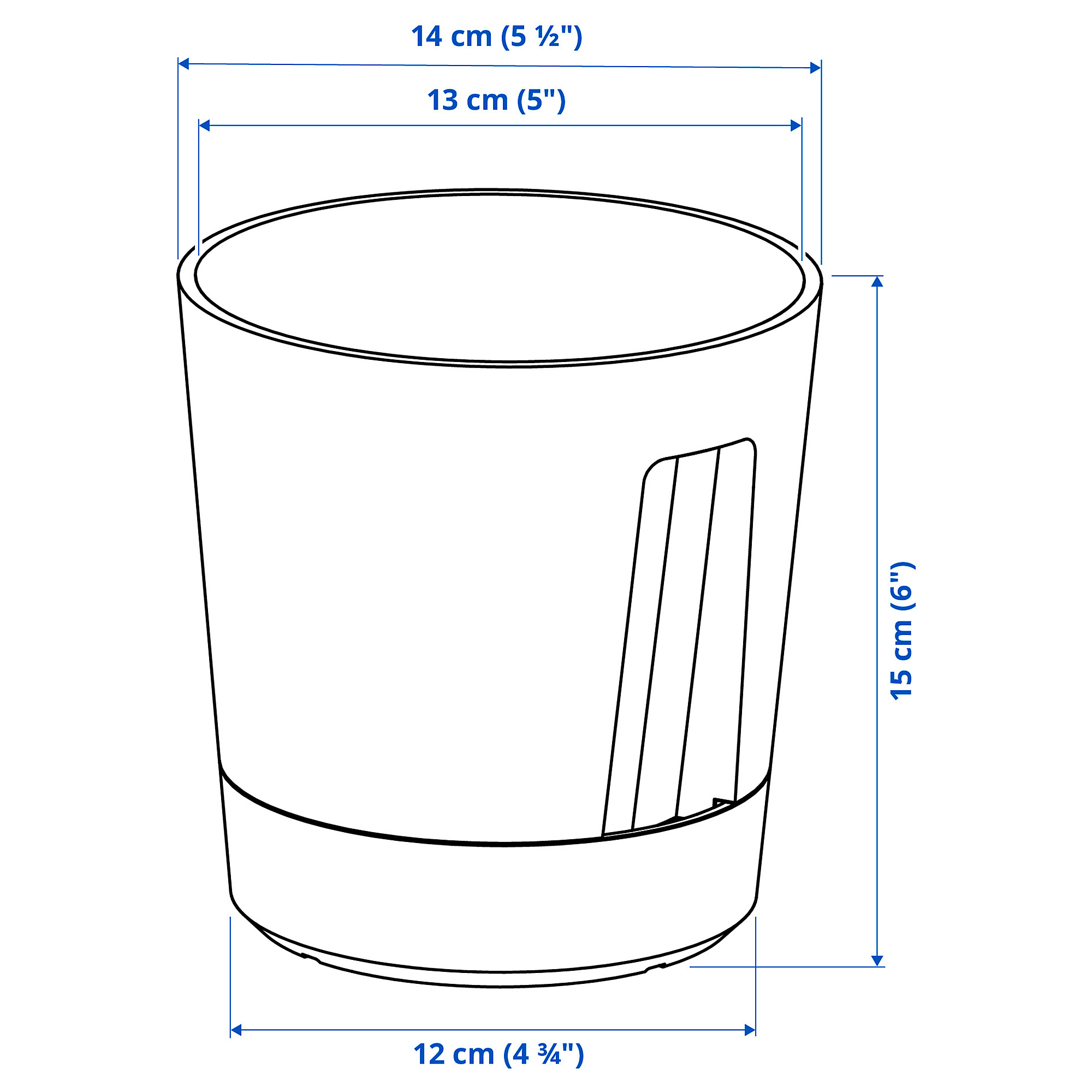 VÅRDTRÄD self-watering plant pot
