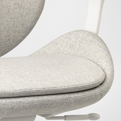 HATTEFJÄLL - 辦公扶手椅, Gunnared 灰色 | IKEA 線上購物 - PE831300_S3