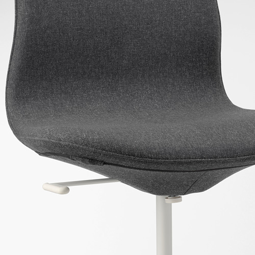 LÅNGFJÄLL - office chair, Gunnared dark grey/white | IKEA Taiwan Online - PE673895_S4