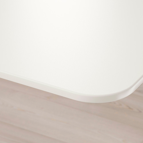 BEKANT - 書桌/工作桌, 白色/黑色 | IKEA 線上購物 - PE714612_S4
