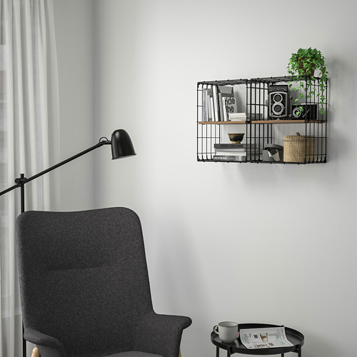 GULLHULT - wall shelf, black/pine antique effect | IKEA Taiwan Online - PE803549_S4