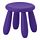 MAMMUT - 兒童椅凳, 室內/戶外用/深紫色 | IKEA 線上購物 - PE660099_S1