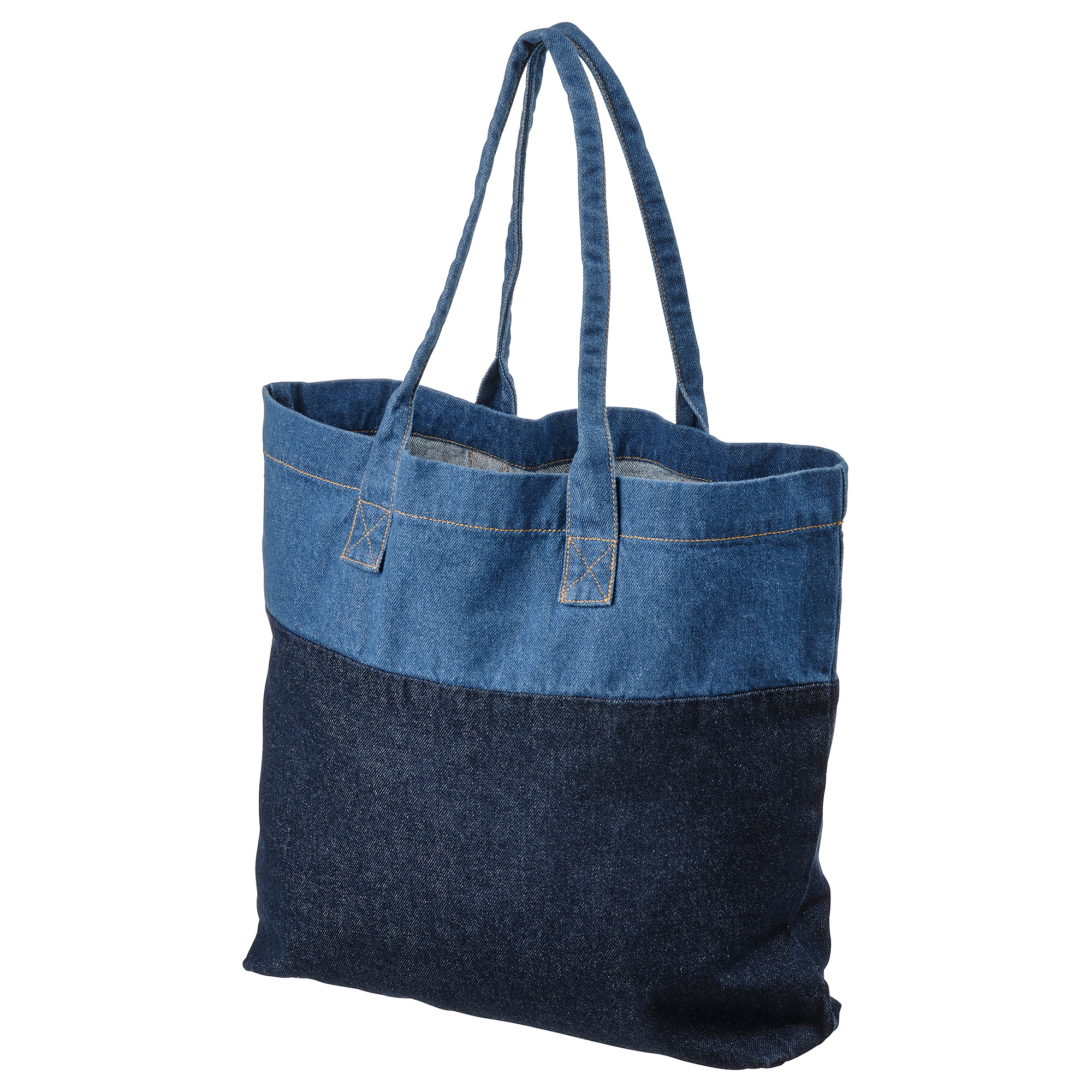 Denim blue top bag