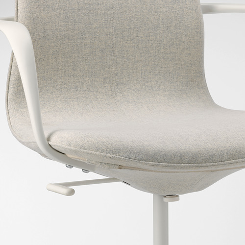 LÅNGFJÄLL office chair with armrests