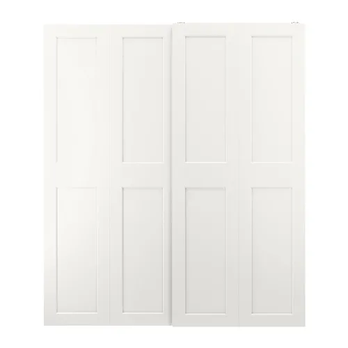 GRIMO - pair of sliding doors, white, 200x236 cm | IKEA Taiwan Online - PE803664_S4