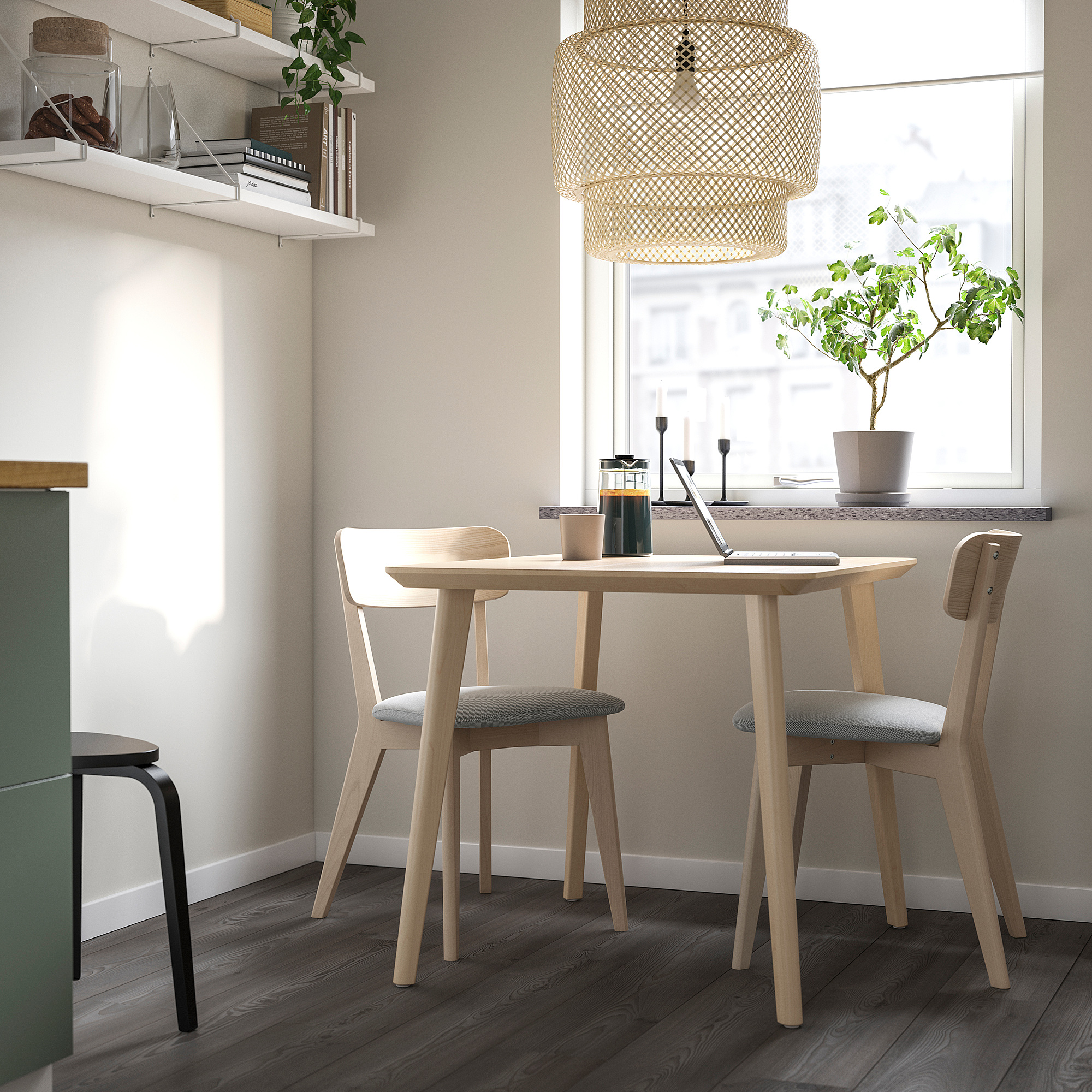LISABO/LISABO table and 2 chairs