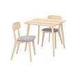 LISABO/LISABO table and 2 chairs