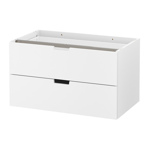 NORDLI modular chest of 2 drawers