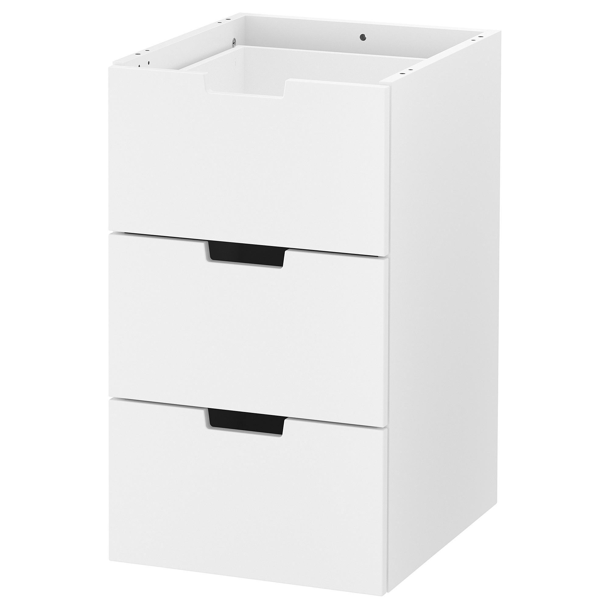 NORDLI modular chest of 3 drawers