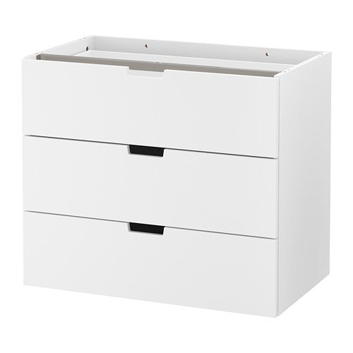 NORDLI - modular chest of 3 drawers, white | IKEA Taiwan Online - PE660205_S4