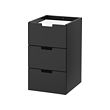 NORDLI - 抽屜櫃/3抽, 碳黑色 | IKEA 線上購物 - PE660217_S2 