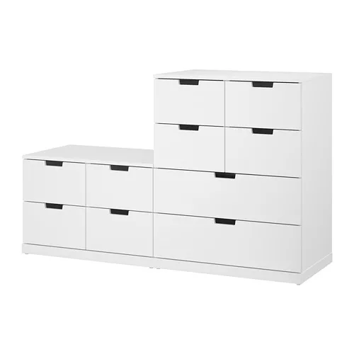 NORDLI - 抽屜櫃/10抽, 白色, 160x99 公分 | IKEA 線上購物 - PE660386_S4