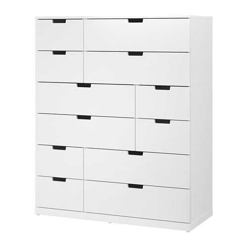 NORDLI chest of 12 drawers