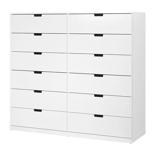 NORDLI - 抽屜櫃/12抽, 白色, 160x145 公分 | IKEA 線上購物 - PE660461_S4
