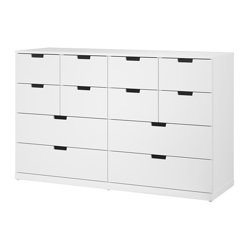 NORDLI - 抽屜櫃/12抽, 白色 | IKEA 線上購物 - PE660389_S4