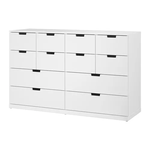 NORDLI - 抽屜櫃/12抽, 白色, 160x99 公分 | IKEA 線上購物 - PE660389_S4