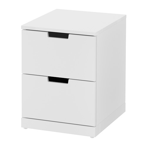 NORDLI chest of 2 drawers