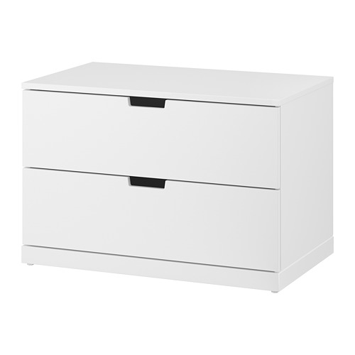 NORDLI chest of 2 drawers