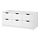 NORDLI - chest of 6 drawers, white | IKEA Taiwan Online - PE660399_S1