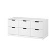 NORDLI chest of 6 drawers