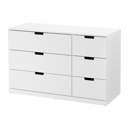 NORDLI - 抽屜櫃/6抽, 白色 | IKEA 線上購物 - PE660400_S4