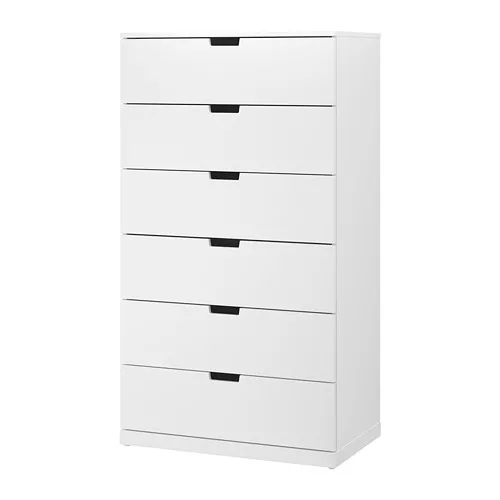 NORDLI - 抽屜櫃/6抽, 白色, 80x145 公分 | IKEA 線上購物 - PE660402_S4