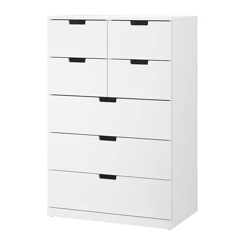 NORDLI - 抽屜櫃/7抽, 白色, 80x122 公分 | IKEA 線上購物 - PE660403_S4