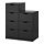 NORDLI - 抽屜櫃/7抽, 碳黑色 | IKEA 線上購物 - PE660414_S1
