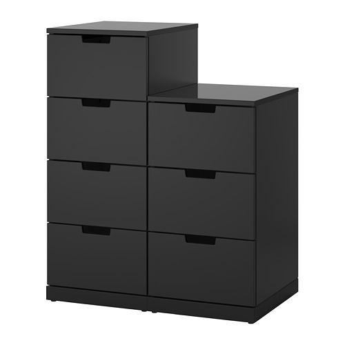 NORDLI - 抽屜櫃/7抽, 碳黑色 | IKEA 線上購物 - PE660414_S4