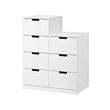 NORDLI chest of 7 drawers