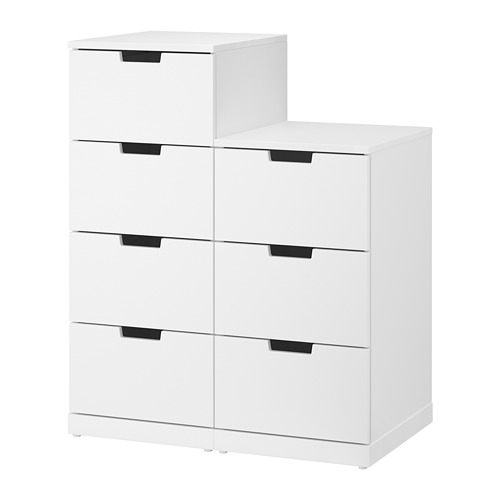 NORDLI - chest of 7 drawers, white, 80x99 cm | IKEA Taiwan Online - PE660415_S4