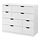 NORDLI - 抽屜櫃/8抽, 白色 | IKEA 線上購物 - PE660417_S1