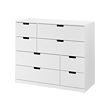 NORDLI chest of 8 drawers