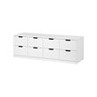 NORDLI chest of 8 drawers
