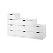 NORDLI chest of 9 drawers