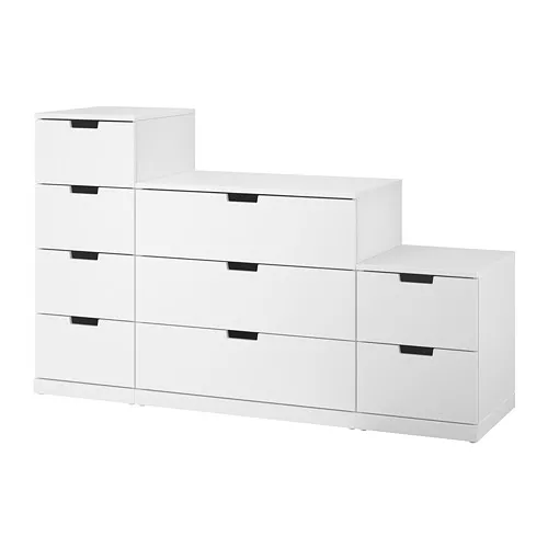 NORDLI - 抽屜櫃/9抽, 白色, 160x99 公分 | IKEA 線上購物 - PE660422_S4