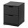 NORDLI - 抽屜櫃/2抽, 碳黑色 | IKEA 線上購物 - PE660426_S1