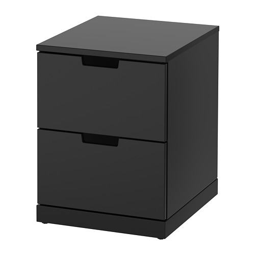 NORDLI - 抽屜櫃/2抽, 碳黑色 | IKEA 線上購物 - PE660426_S4