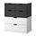 NORDLI - 抽屜櫃/6抽, 白色/碳黑色 | IKEA 線上購物 - PE660436_S1
