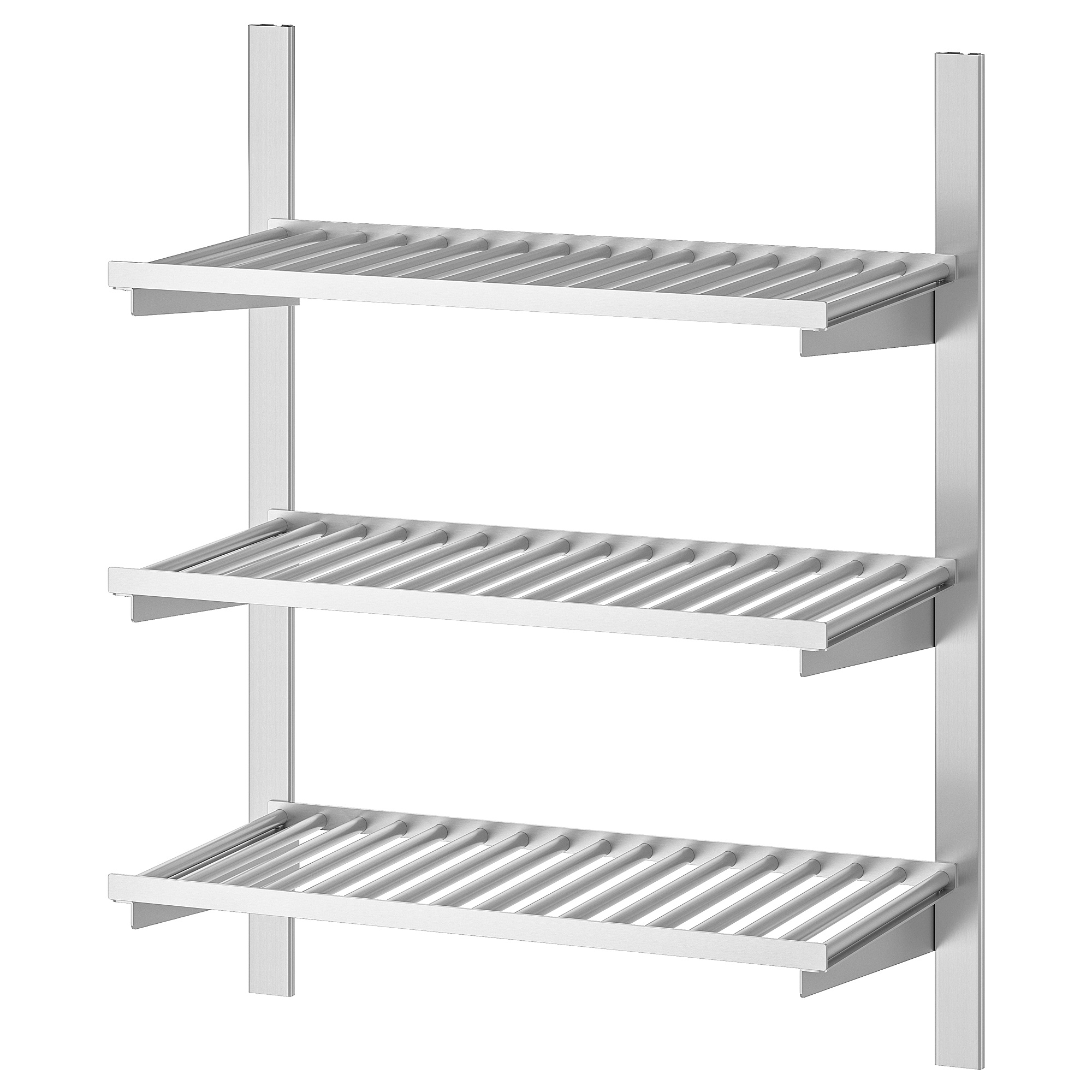 KUNGSFORS suspension rail with shelves