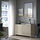 BESTÅ - storage combination with doors, white stained oak effect/Selsviken high-gloss/beige | IKEA Taiwan Online - PE847965_S1