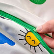 GRÖNFINK duvet cover 1 pillowcase for cot