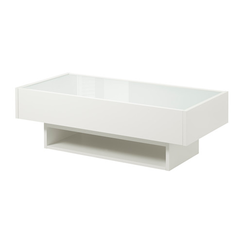 RAMVIK - coffee table, white/glass | IKEA Taiwan Online - PE542983_S4