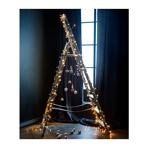 LEDFYR - LED裝飾燈串/24個燈泡, 室內 銀色 | IKEA 線上購物 - PH156514_S4