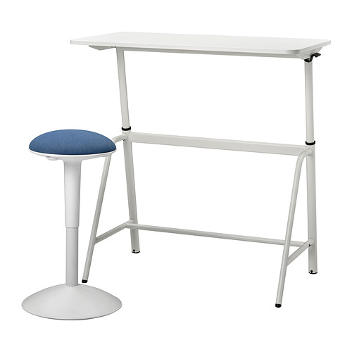 GLADHÖJDEN/NILSERIK desk+sit/stand support