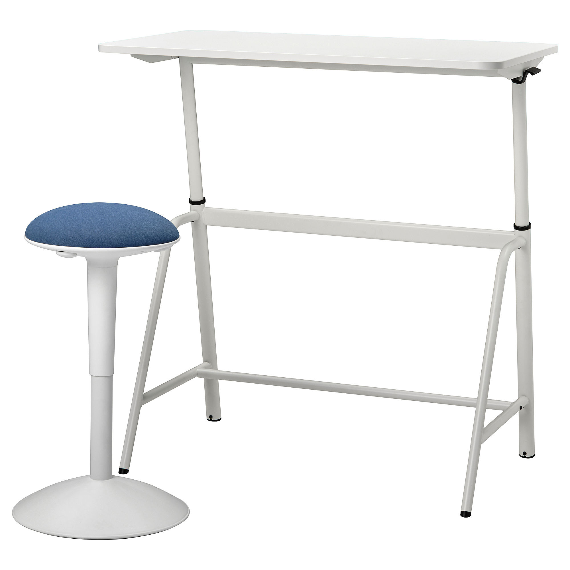 GLADHÖJDEN/NILSERIK desk+sit/stand support