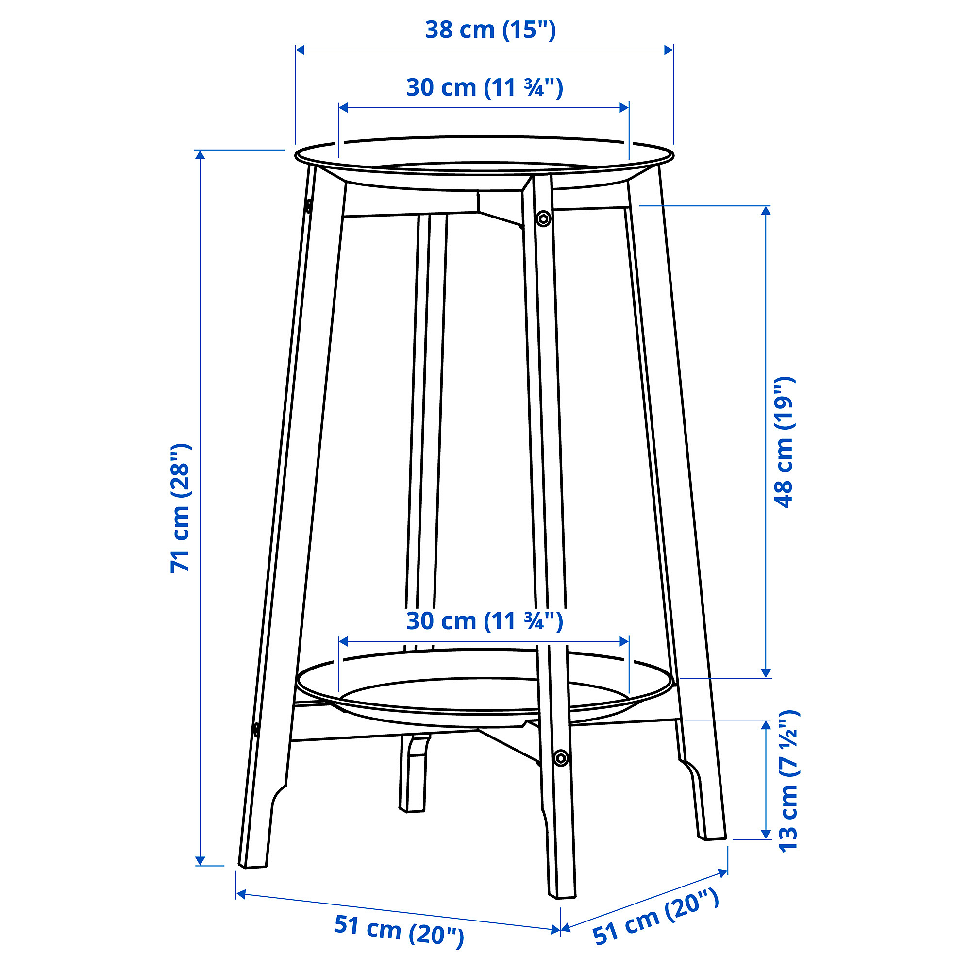 ALPVIDE plant stand