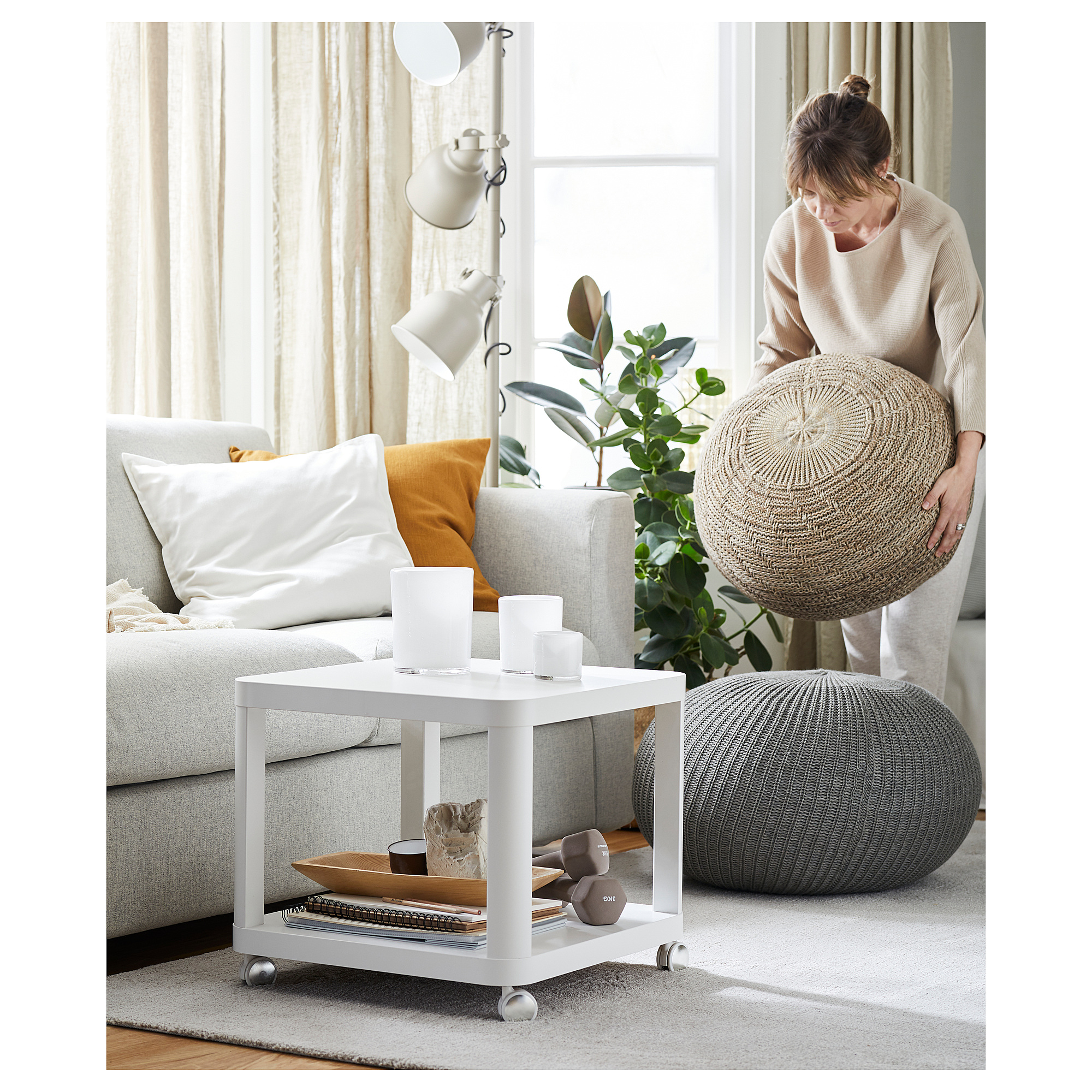 TINGBY side table on castors