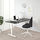 BEKANT - Electric Standing Desk, desk sit/stand, black stained ash veneer/white | IKEA Taiwan Online - PE714388_S1