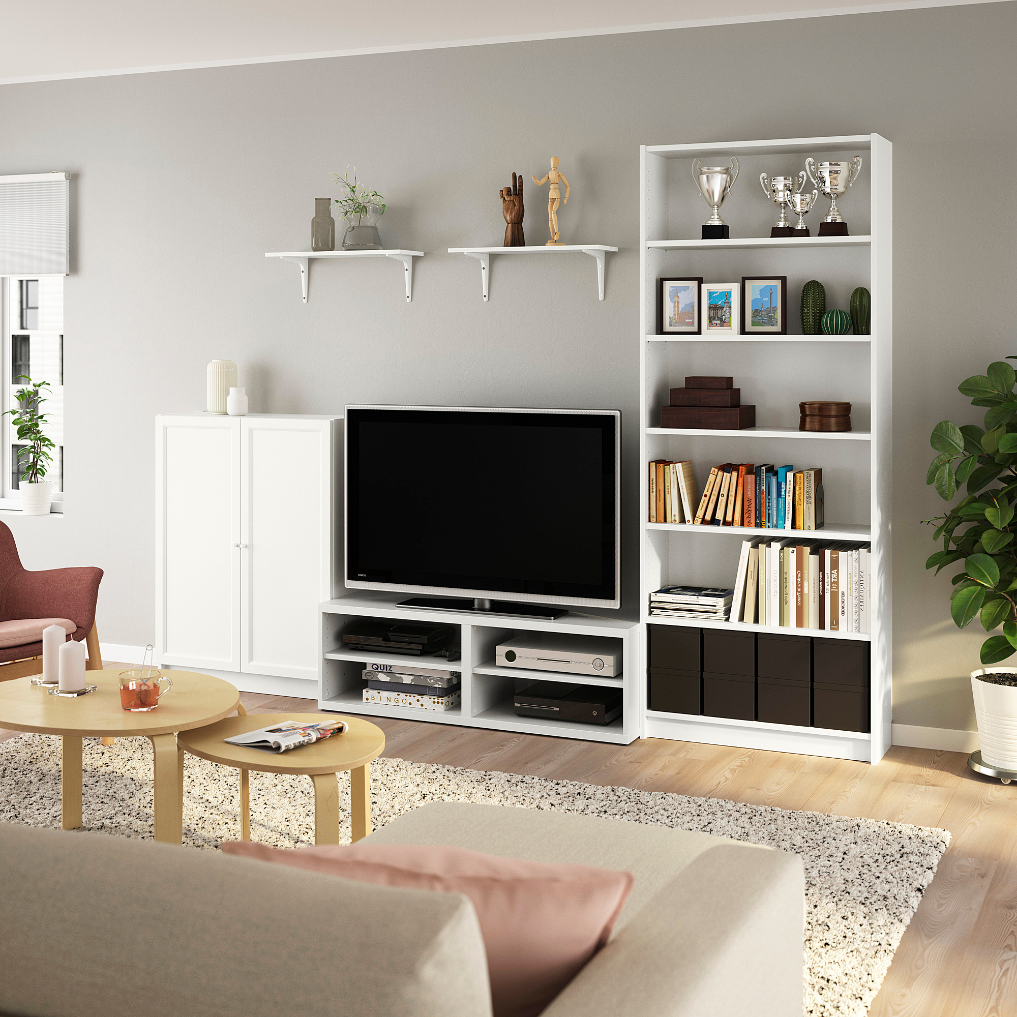 BILLY/BESTÅ TV storage combination